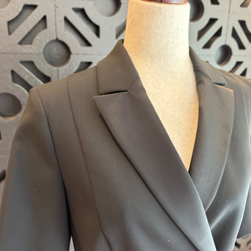Brooks Brothers Tuxedo Dress NWT Double Breasted Satin Lapel Tailored Midi